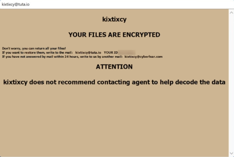 How To Remove Kixtixcy Ransomware And Decrypt Kix Files Bugsfighter