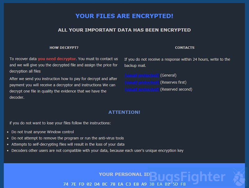 How To Remove Globeimposter 2 0 Ransomware And Decrypt Eztop Tabufa Or Forcrypt Files Bugsfighter