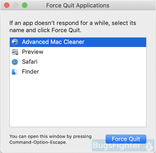advanced mac cleaner command line name