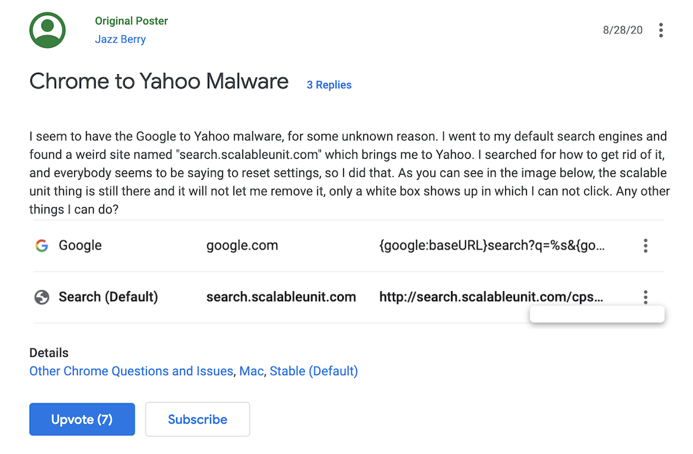 malware for mac google chrome