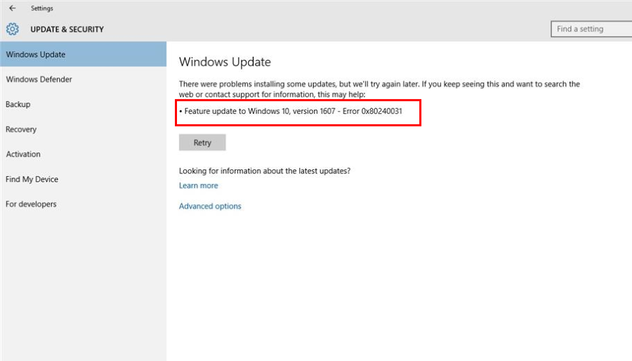 locate windows update catalog