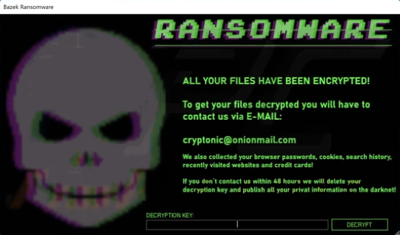 How to remove Bazek Ransomware and decrypt .bazek files - BugsFighter