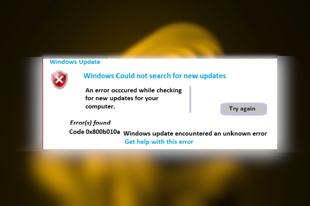 Windows Update エラー 0x800b010a を修正する方法 - BugsFighter