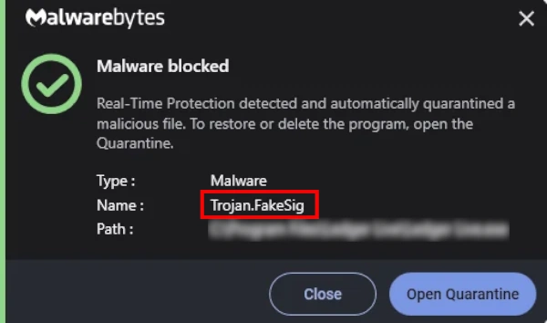 How to remove Trojan.FakeSig - BugsFighter