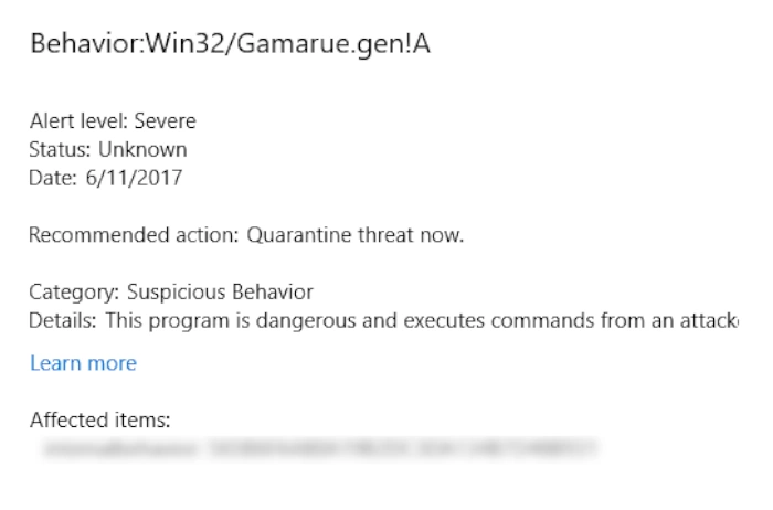 How to remove Trojan:Win32/Gamarue - BugsFighter